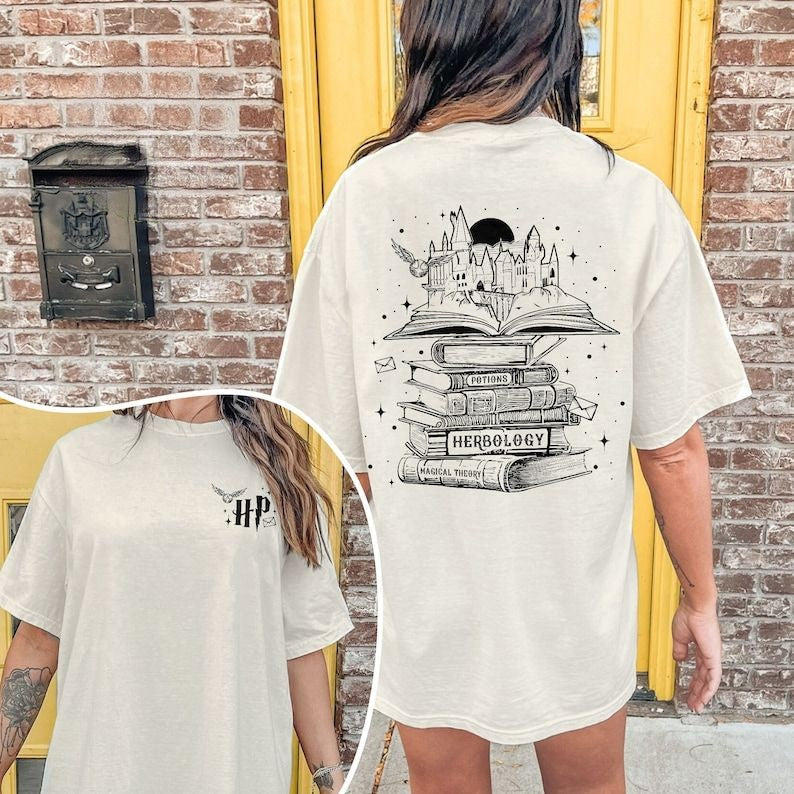 Wizard Castle Book Casual T-shirt