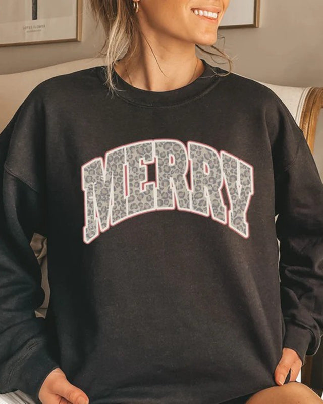 Merry Christmas Sweatshirt Holiday Sweatshirt