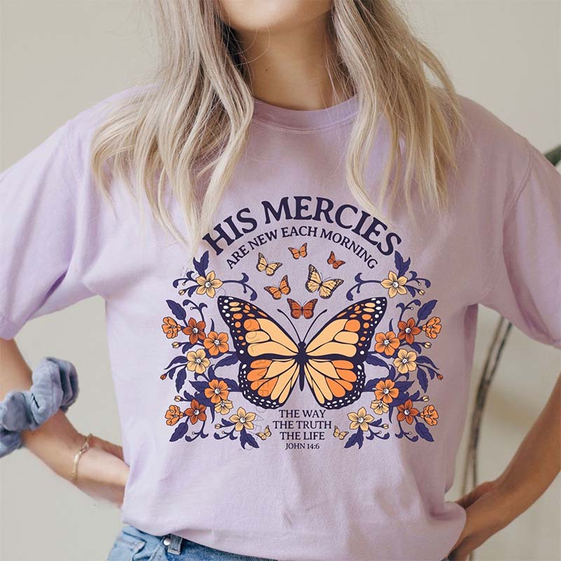 Bible Verse Faith His Mercies Are New T-shirt