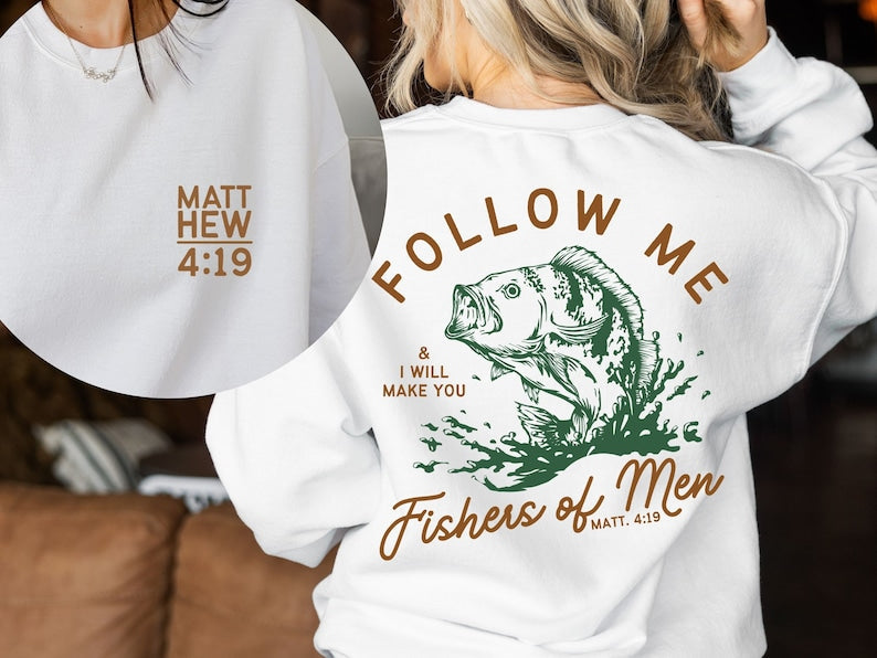 Fishers of Men Retro Faith Sweatshirt
