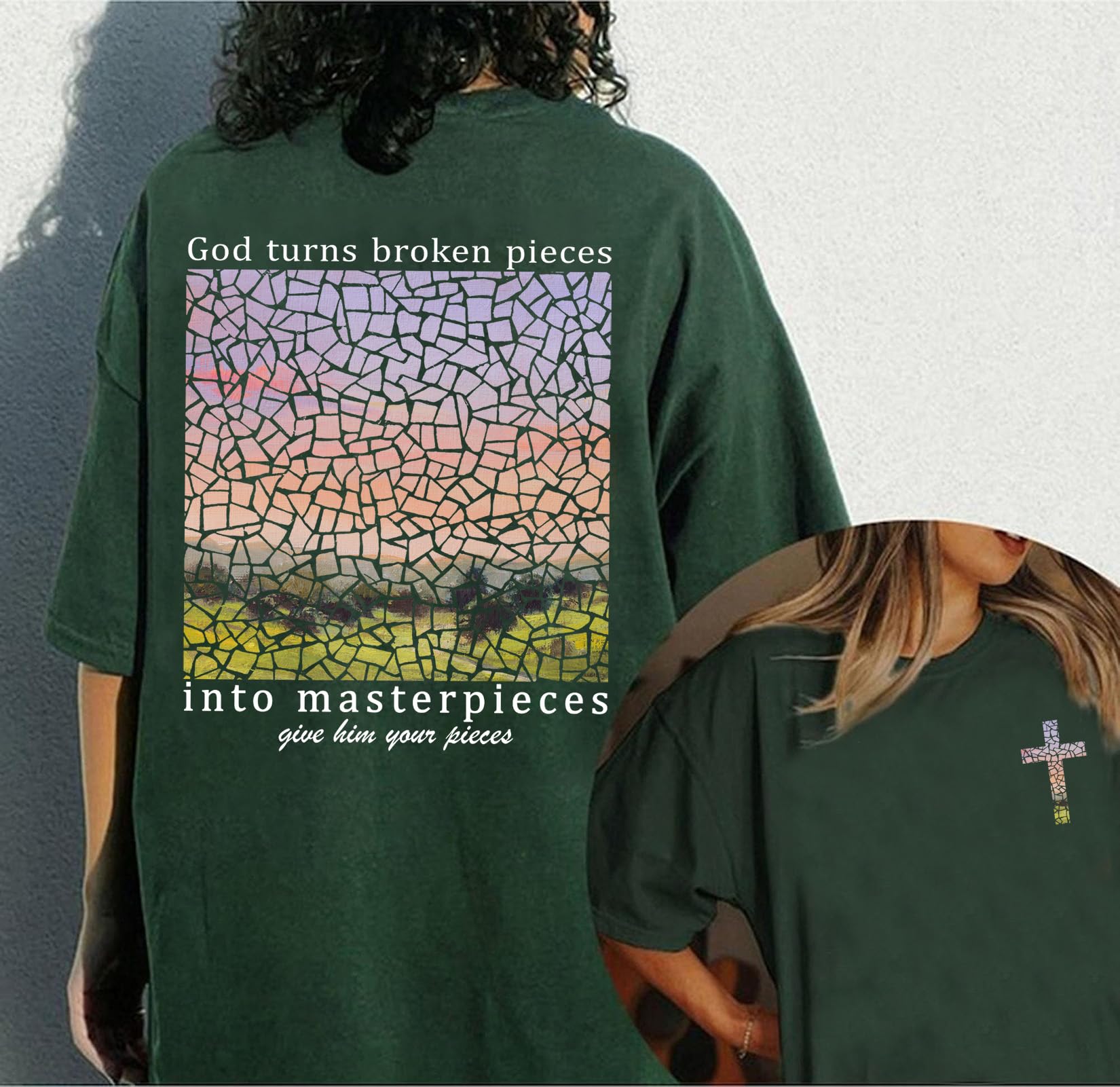 Bible Verse 2 Sided Faith Print T-Shirt