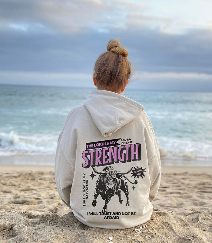 Words On Back Faith Cute Hoodie